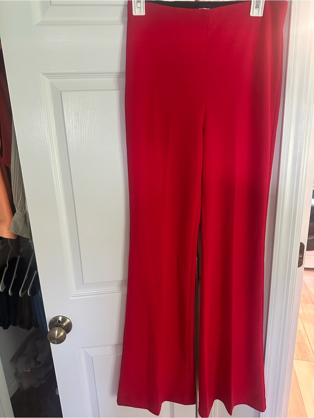 Express Red Wide-Leg Women's Pants